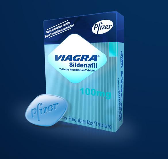 Viagra stand 3D render